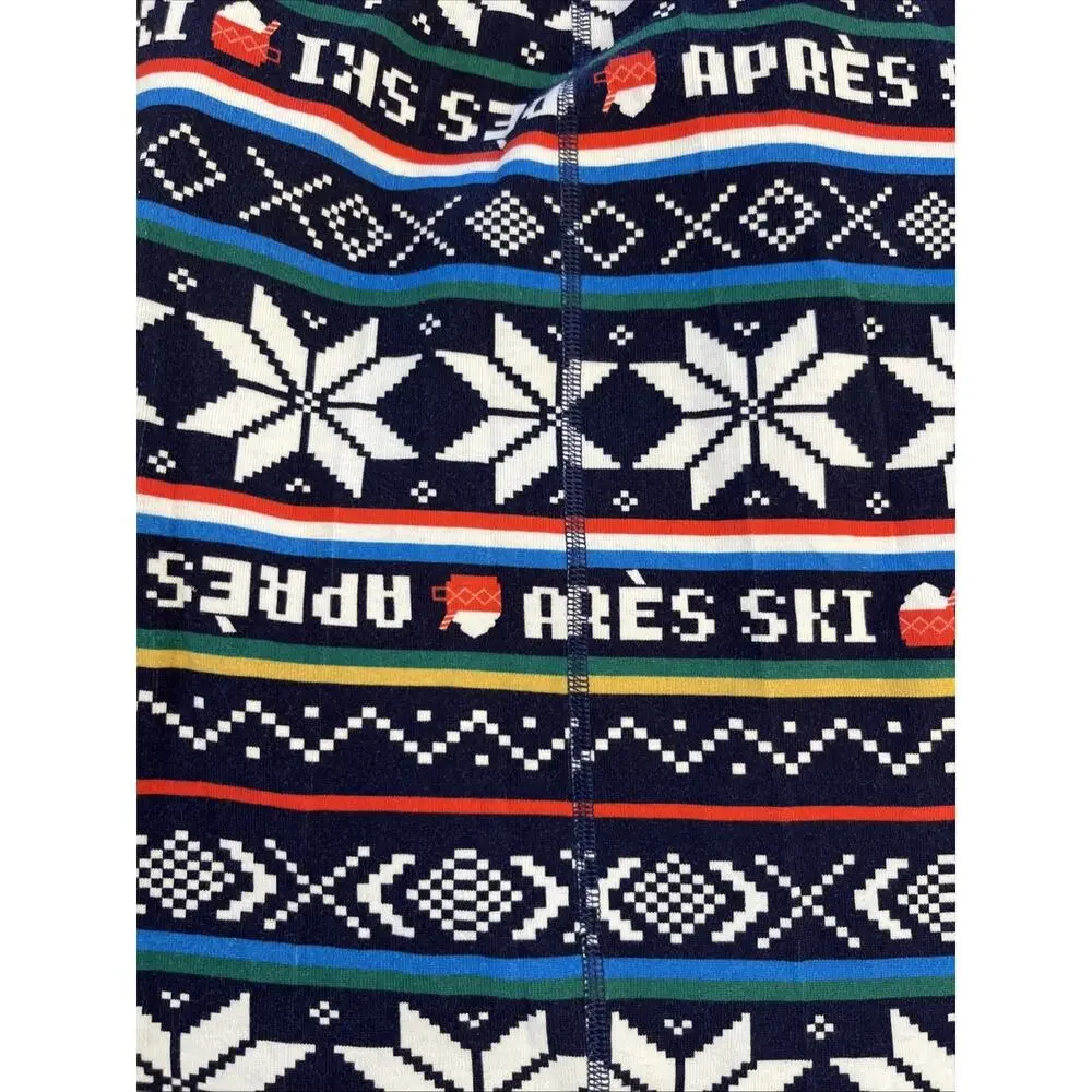 Hanna Andersson Size XL Dogs 100% Organic Cotton Ski Winter Snowflake Shirt